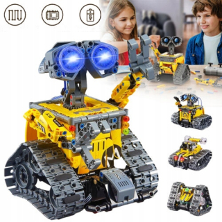 2,4GHZ HRAČKOVÉ BLOKY ROBOT PRE DETI DIAĽKOVO OVLÁDANÉ PROGRAMOVANIE 3v1